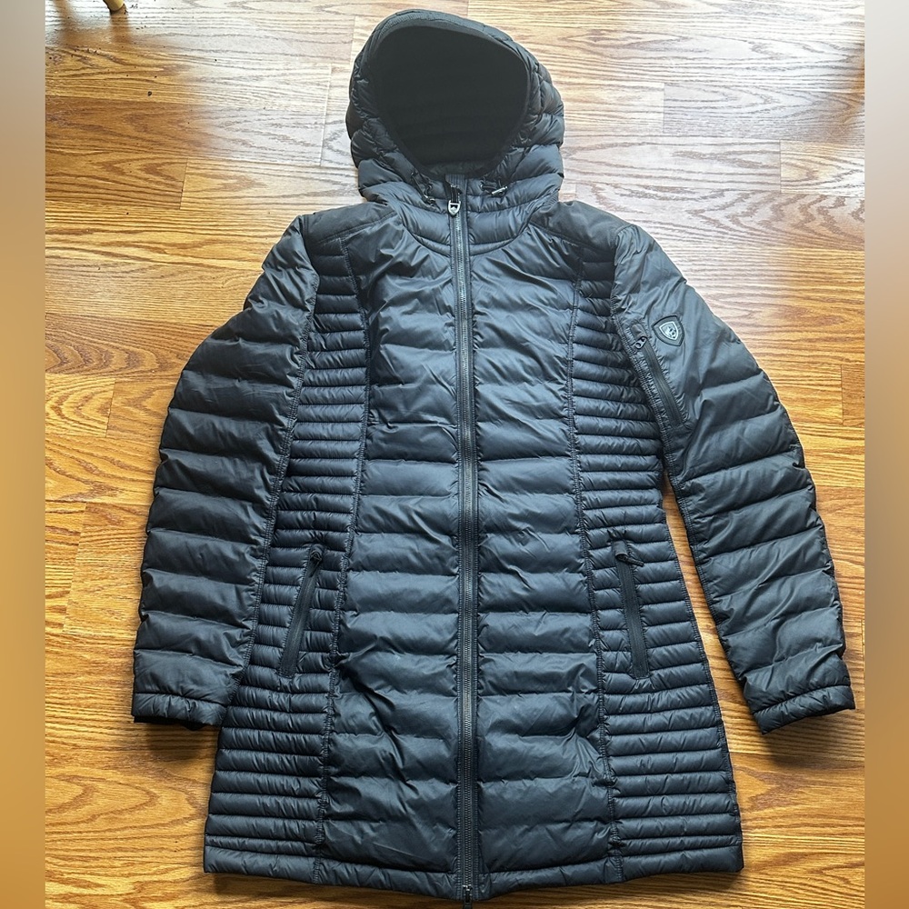 EUC Women’s black Kuhl Spyfire parka size medium
